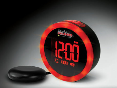 Geemarc Wake N Shake Dynamite Extra Loud Alarm Clock