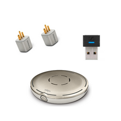 大人も着やすいシンプルファッション Phonak_Roger_Select_Champagne_ イヤホン